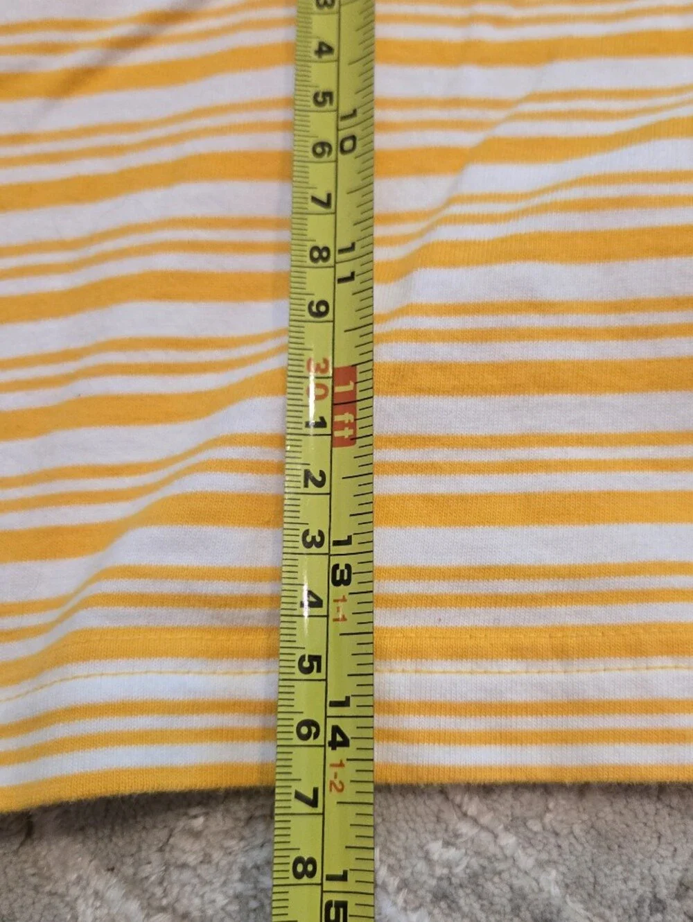Vintage Y2k Gymboree Yellow Striped Sports Basketball Short Sleeved Tshirt